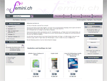 Tablet Screenshot of femini.ch